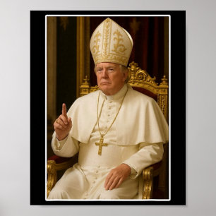 Vatikan Christlich Ein Neuer Papst Lustig Politisc Poster