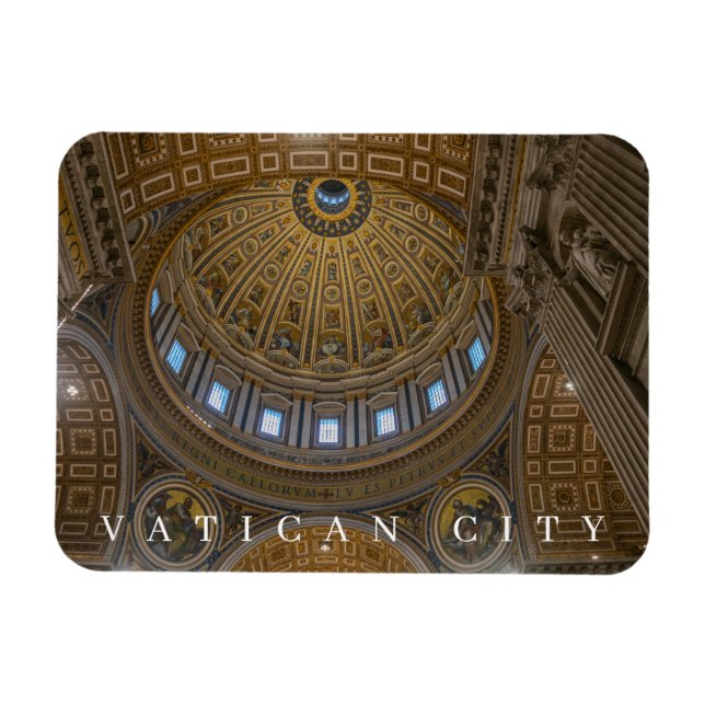 Vatikan City St.Peter's Basilica Deckenmagnet Magnet (Horizontal)