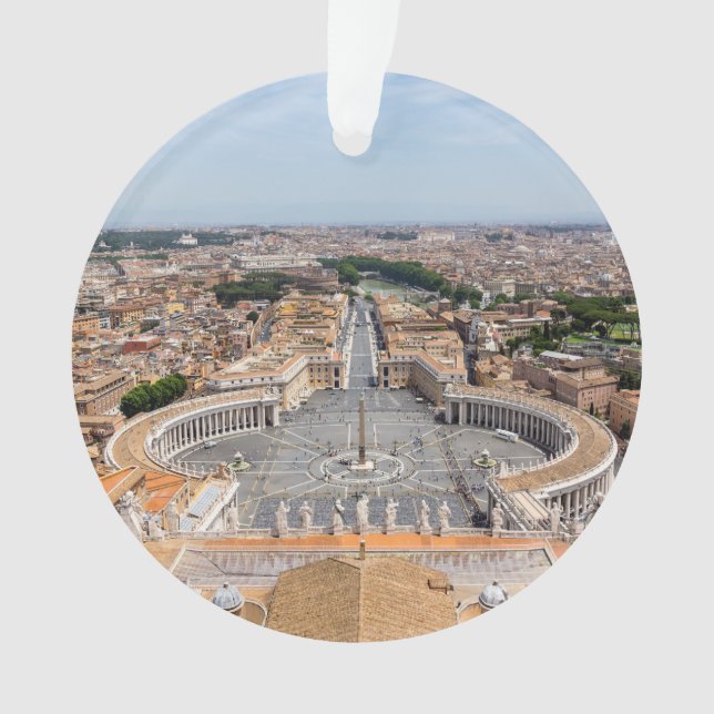 Vatikan, Italien: Piazza San Pietro Ornament (Vorderseite)