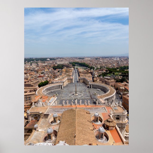 Vatikan, Italien: Piazza San Pietro Poster (Vorne)