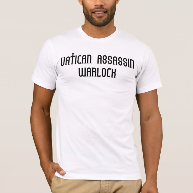Vatikan-Meuchelmörder-Zauberer T-Shirt (Vorderseite)