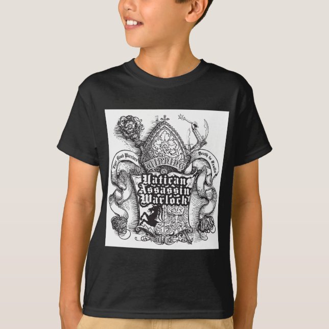 Vatikan-Meuchelmörder-Zauberer T-Shirt (Vorderseite)