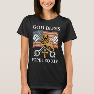 Vatikan Papst Leo Xiv - Gott segne Papst Leo Xiv T-Shirt