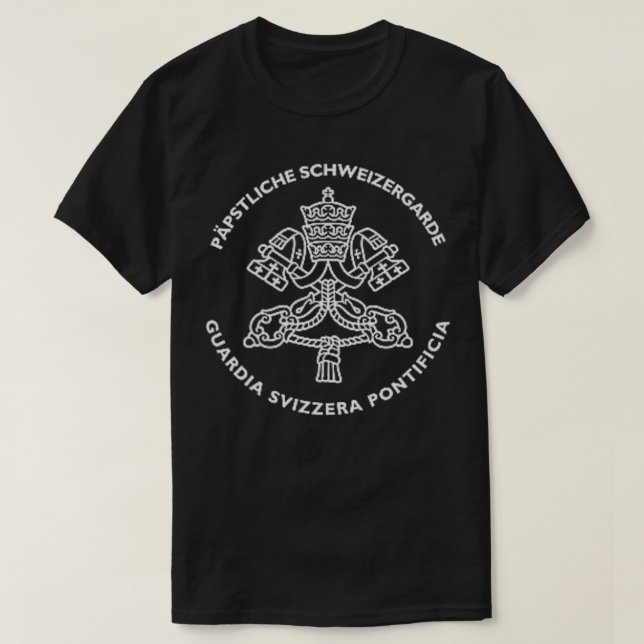 Vatikan Swiss Guard Guardia Svizzera Tshirt (Design vorne)