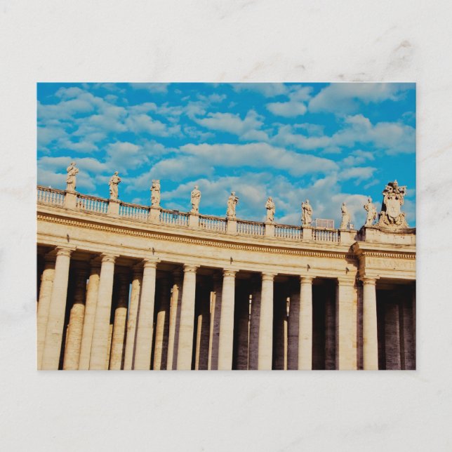 Vatikanarchitektur Postkarte (Vorderseite)