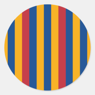 vatikanisches Wachmuster Runder Aufkleber