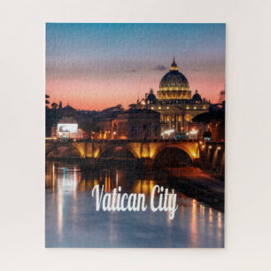 Vatikanstadt am Abend römisch-katholische Kirche Puzzle