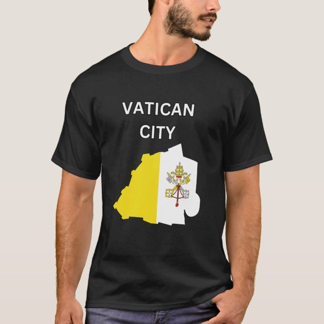 Vatikanstadt-Design T-Shirt (Vorderseite)