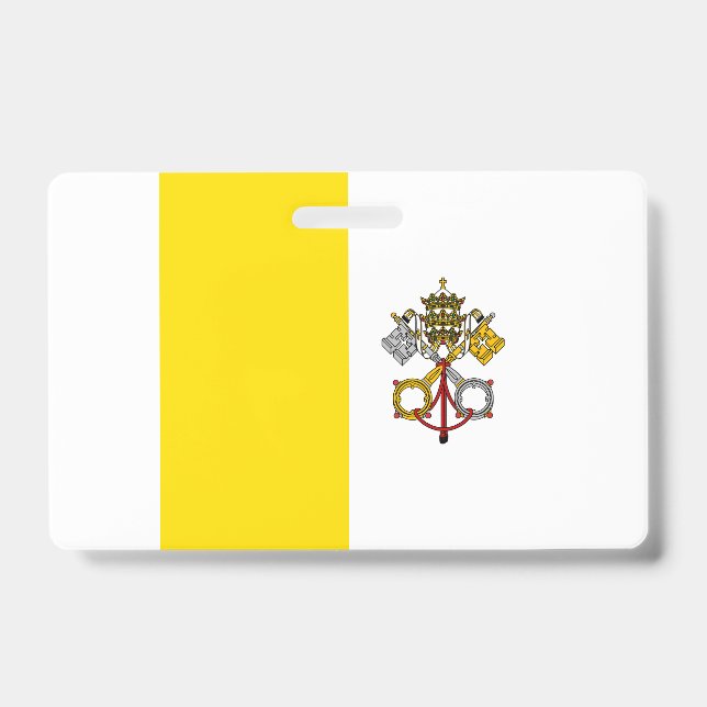Vatikanstadt-Flagge Ausweis (Vorderseite)