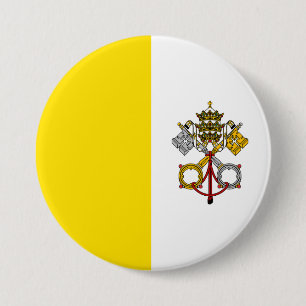 Vatikanstadt-Flagge Button