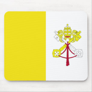 Vatikanstadt-Flagge Mousepad