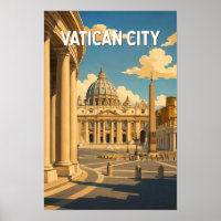 Vatikanstadt Petersplatz Illustration Reise