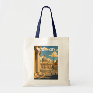 Vatikanstadt Petersplatz Illustration Reise Tragetasche