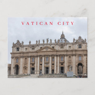Vatikanstadt St. Peter Basilica - Blick auf die Pi Postkarte