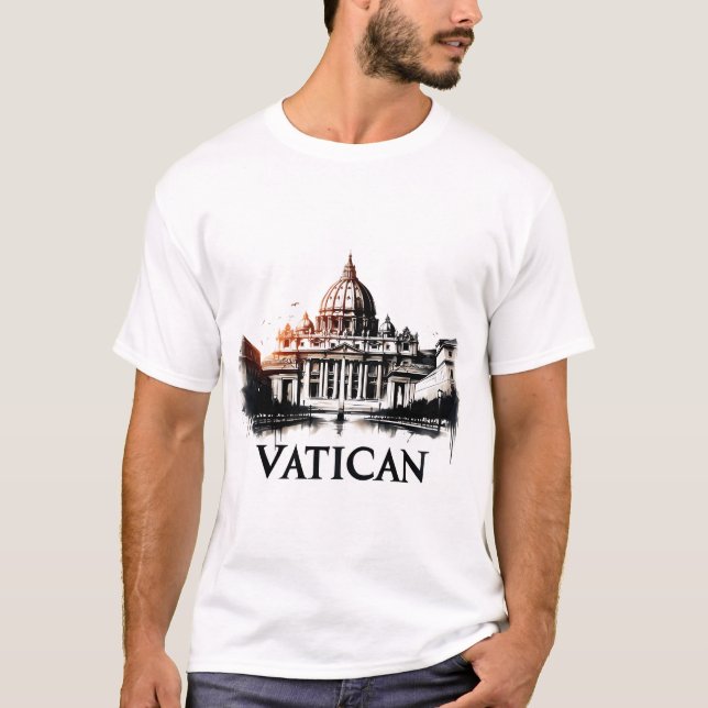 Vatikanstadt Vintag T-Shirt (Vorderseite)