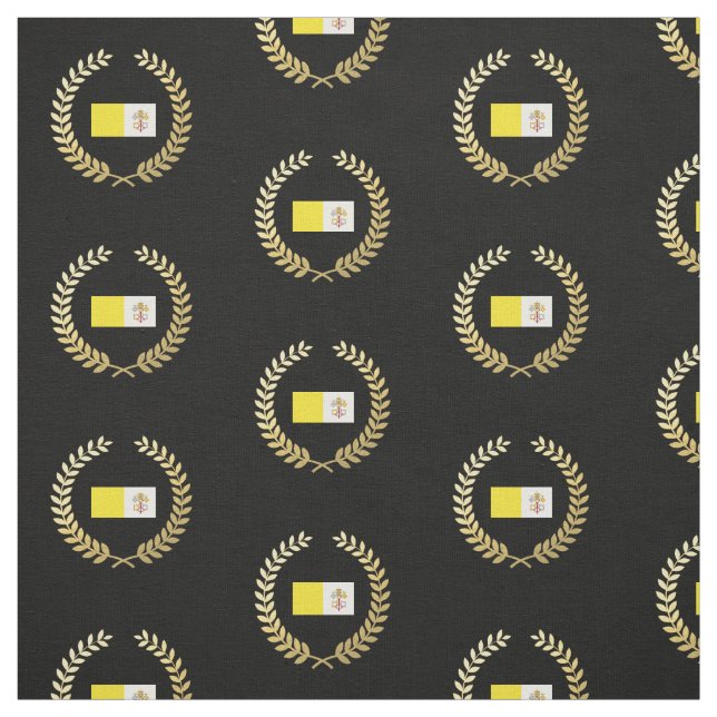 Vatikanstadtflagge Stoff (Muster)