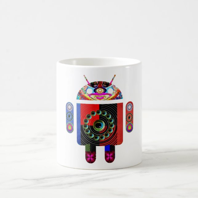 Vatiund BabyAndroid - Art101 durch Navin Tasse (Mittel)