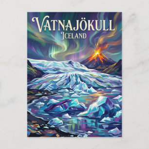 Vatnajökull-Nationalpark Island Postkarte