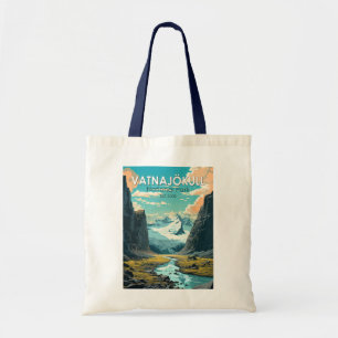 Vatnajokull Nationalpark Island Reise Vintage Tragetasche