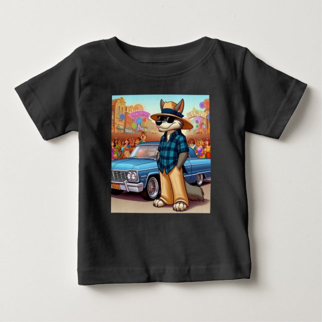 Vato Lobo "New Year" Baby T-shirt (Vorderseite)