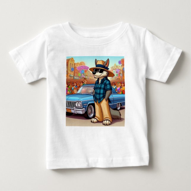 Vato Lobo "New Year" Baby T-shirt (Vorderseite)