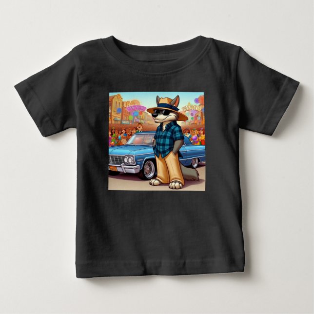 Vato Lobo "New Year" Baby T-shirt (Vorderseite)