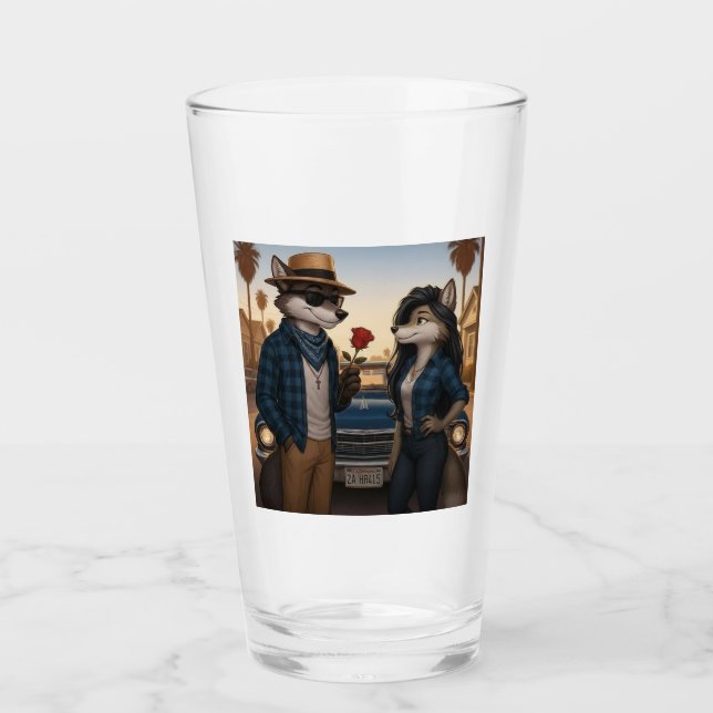 Vato Lobo "Valentines" Glas (Vorderseite)