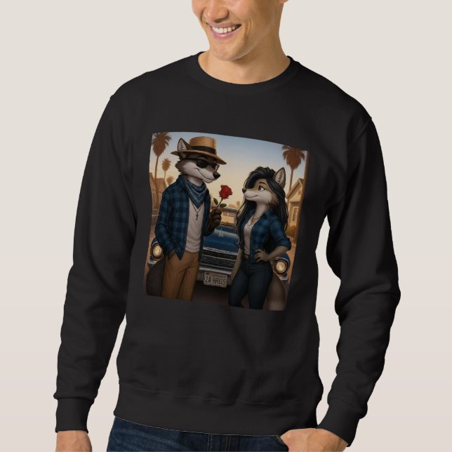Vato Lobo "Valentines" Sweatshirt (Vorderseite)