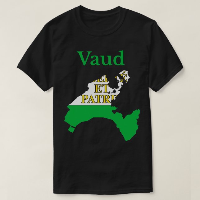 Vaud Canton Schweiz T-Shirt (Design vorne)