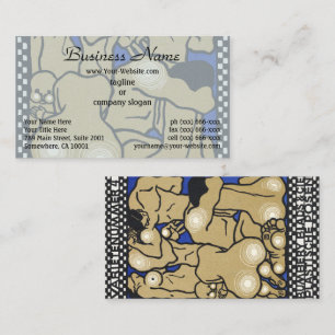Vaudeville Act 4: Bumbery Blads & Cie, Plastic Pos Visitenkarte