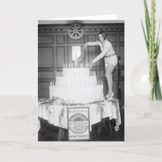 Vaudeville-Geburtstags-Party: 1926 Karte