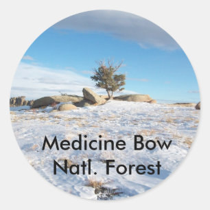 Vaudewoo - WY, USA Runder Aufkleber