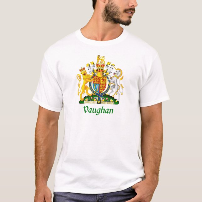 Vaughan-Schild von Großbritannien T-Shirt (Vorderseite)