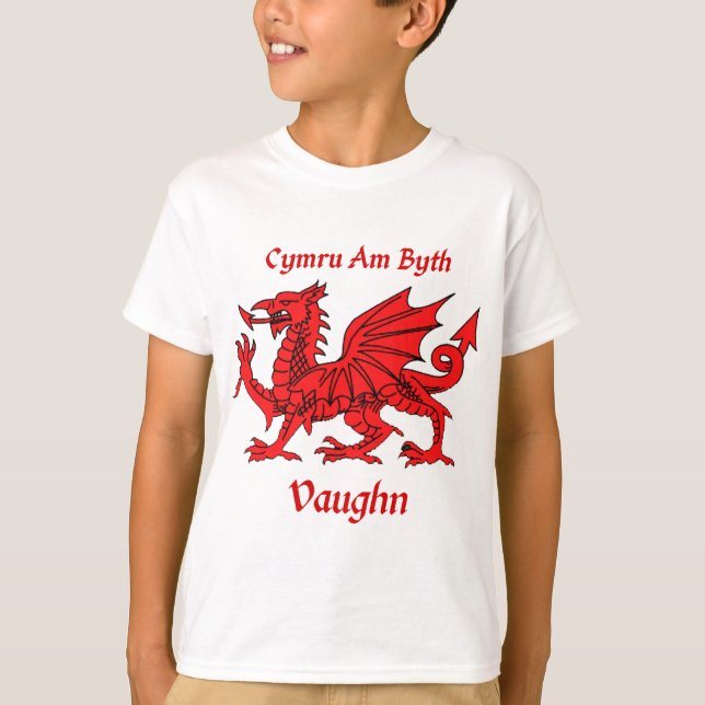 Vaughn Welsh Dragon T-Shirt (Vorderseite)