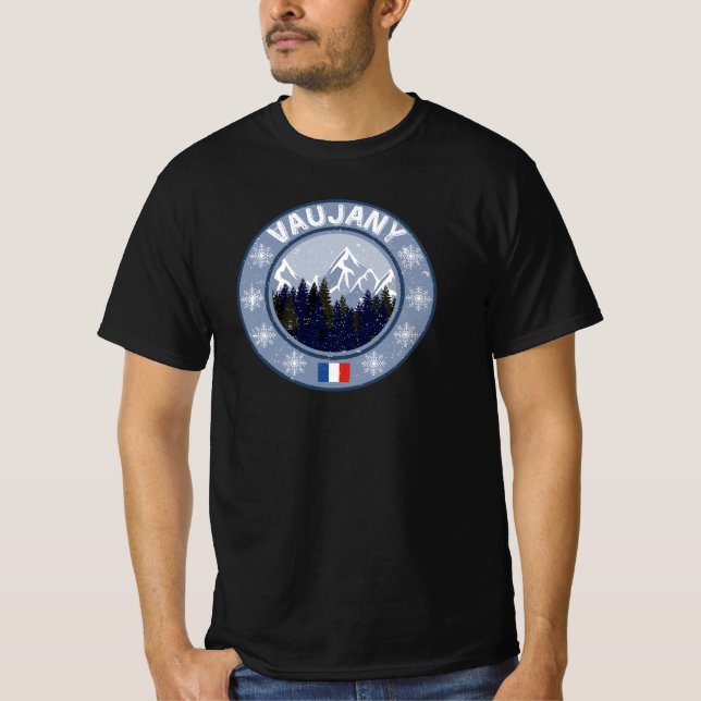 Vaujany Skistation T-Shirt (Vorderseite)
