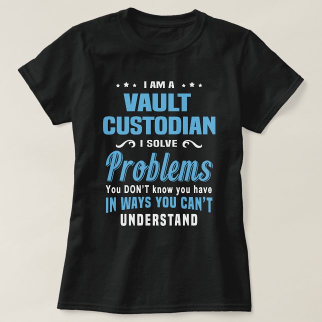 Vault-Custodian T-Shirt (Design vorne)