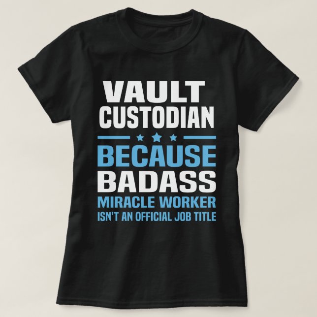 Vault-Custodian T-Shirt (Design vorne)