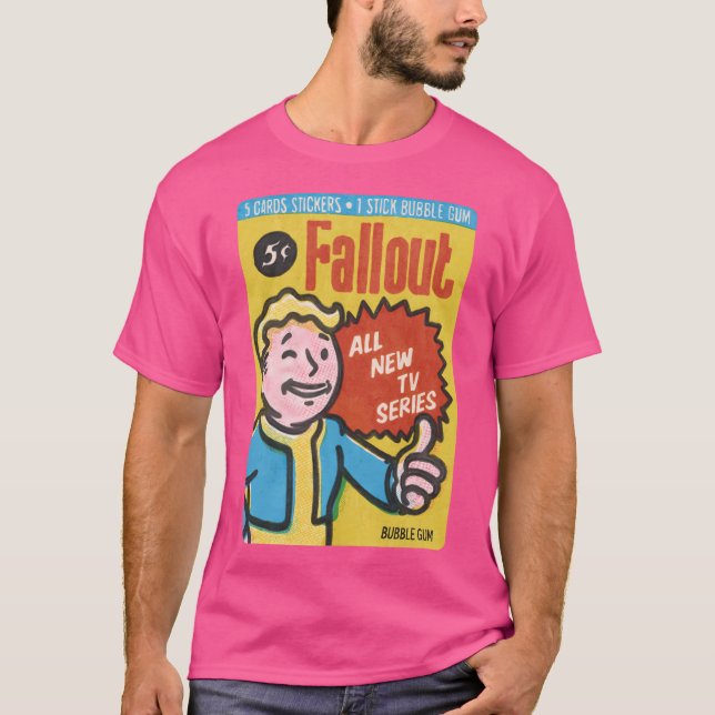 Vault Guy Bubble Gum card friends family T-Shirt (Vorderseite)