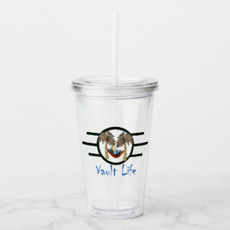 Vault Life Tumbler Acryltrinkbecher