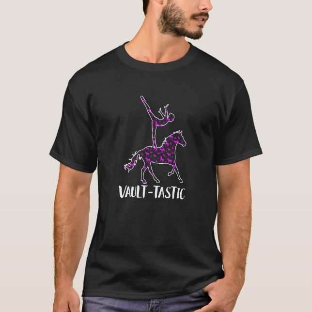 Vault Tastic Equestrian Vaulting T-Shirt (Vorderseite)