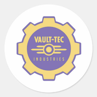 Vault-Teck Runder Aufkleber