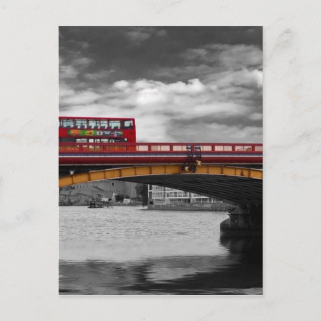 Vauxhall Bridge Thames London Postkarte (Vorderseite)