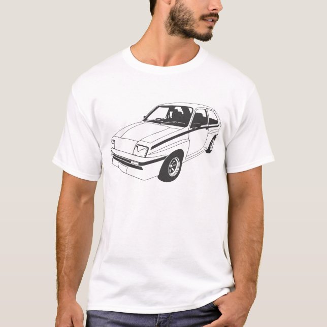 Vauxhall Chevette HSR inspirierter T - Shirt (Vorderseite)