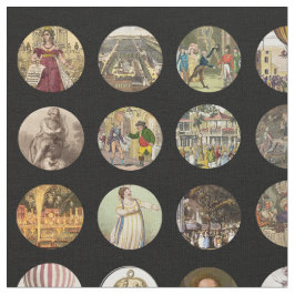 Vauxhall Garden Fabric Circles Stoff