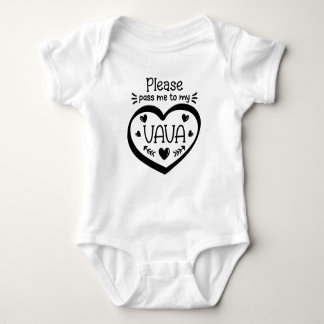 Vava Großmutter Geschenk, Vava, Vava Baby Bodysuit Baby Strampler
