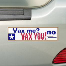 Vax me ng VAX YOU Autoaufkleber