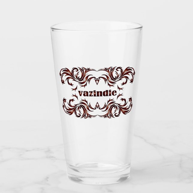 Vazindie Drinkware Glas (Vorderseite)
