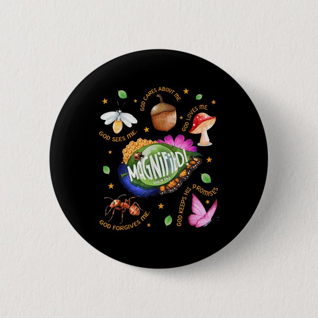 VBS 2025 Magnified Smallest Insects Adventure Chri Button (Vorderseite)