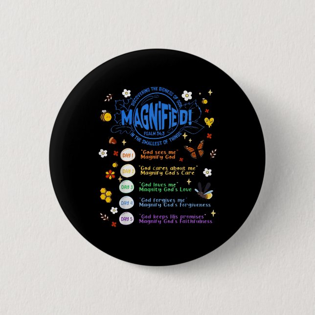 Vbs 2025 Magnified Smallest Insects Adventure Vbs Button (Vorderseite)