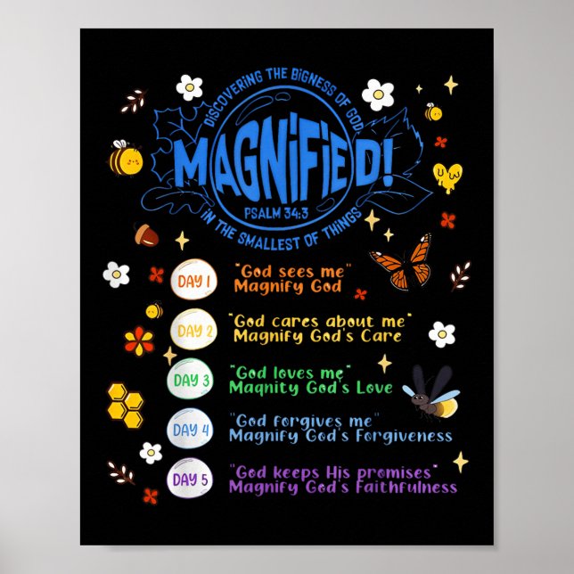 Vbs 2025 Magnified Smallest Insects Adventure Vbs Poster (Vorne)